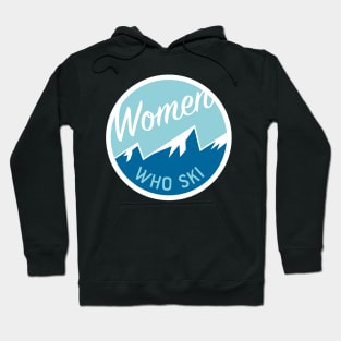 Women Who Ski Logo Gear Hoodie